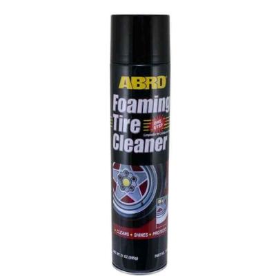 CHAI XỊT LÀM SẠCH VÀ BẢO DƯỠNG LỐP XE Ô TÔ ABRO FOAMING TIRE CLEANER 595G P403